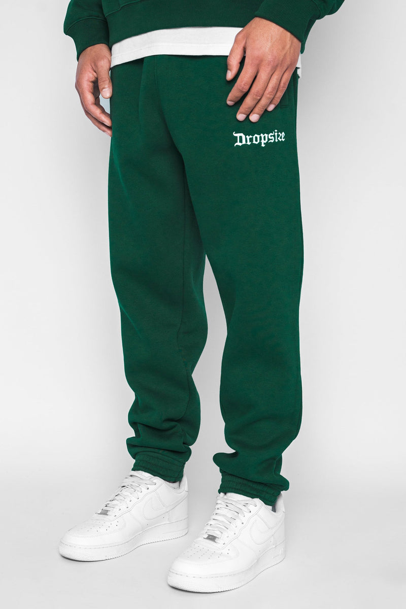 GREEN Stretch Hose Herren - Jogpants Style dunkelgrün main image 1