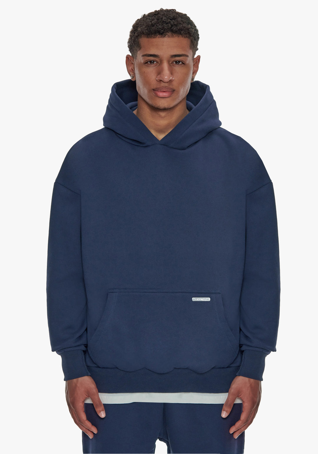 Oversize Kapuzenpullover Herren Basic Oversized Zip Hoodie 