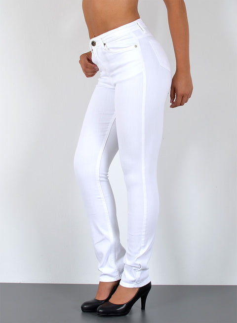 High Waist Jeans Staight Fit Hose