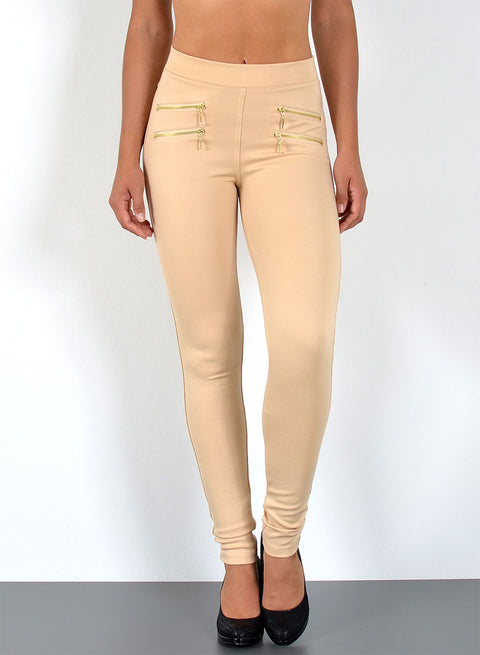 High Waist Skinny Fit Hose mit Stretch