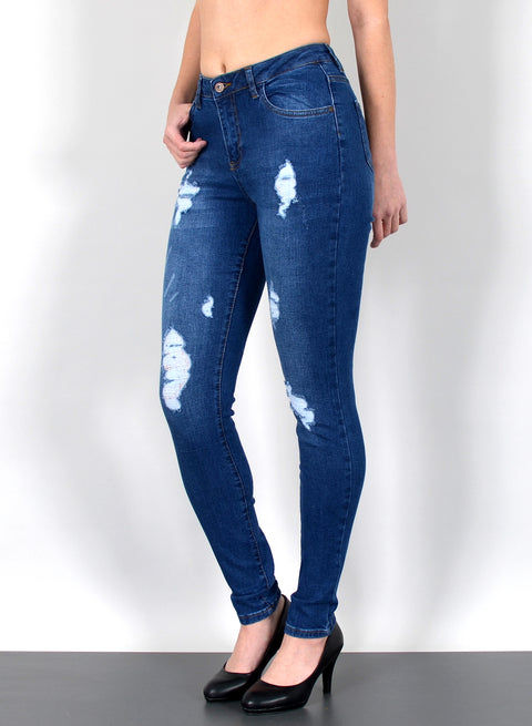 Skinny Jeans high Rise mit Risse