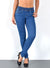 High Waist Skinny Jeans Hose mit elastischem  Gummibund