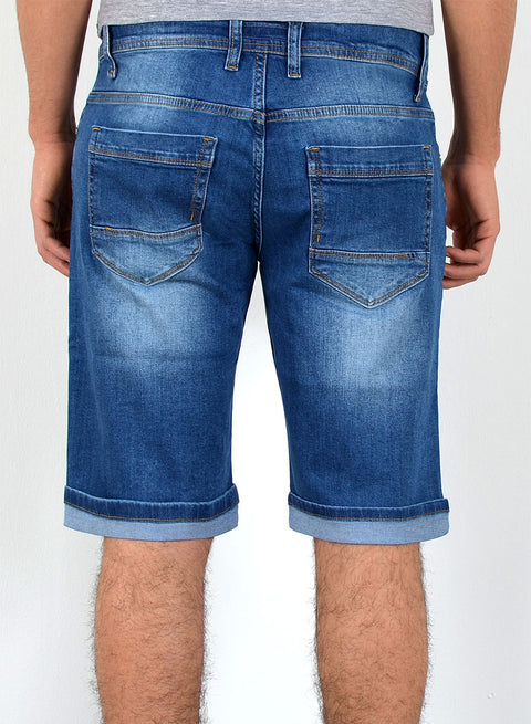 Herren Jeans-Shorts Regular Fit Shorts Kurze Hose
