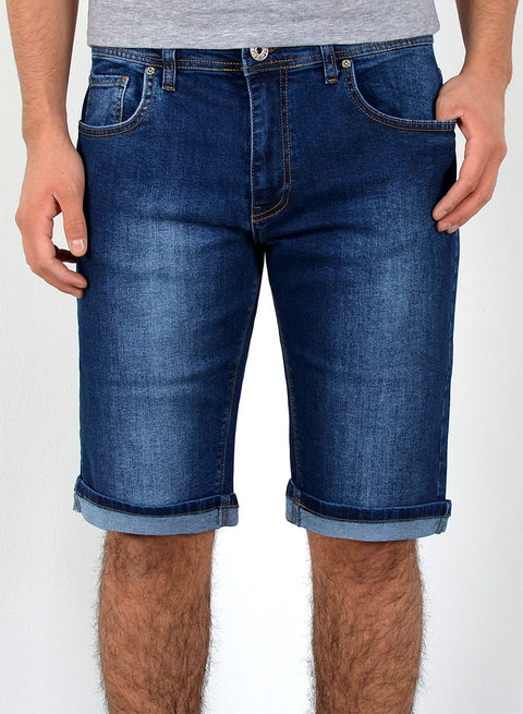 Herren Jeans-Shorts  Shorts Kurze Hose Straight Fit
