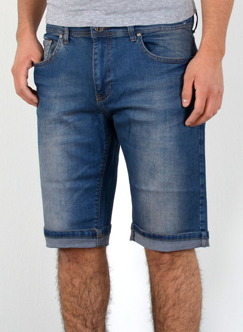 Herren Shorts Hose Kurze Jeans Straight Fit