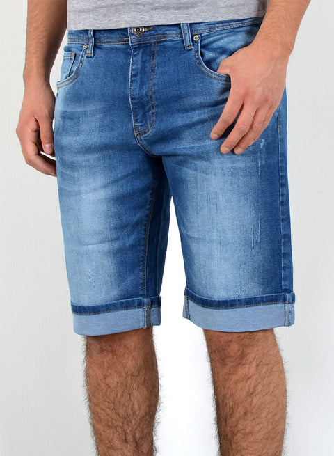 Herren Shorts Hose Kurze Jeans Regular Fit