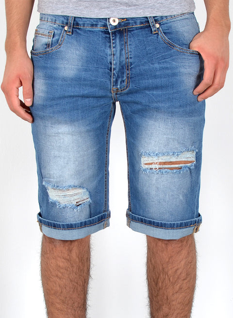 Herren Shorts Jeans Hose Jeanshose