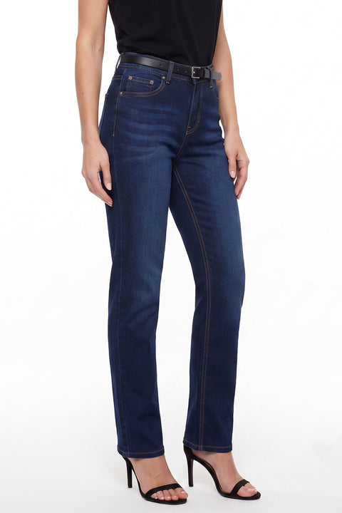Stretch Jeans Damen Straight Leg