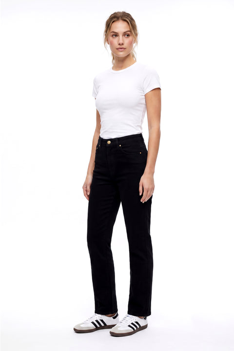 Stretch Jeans Damen Straight Leg