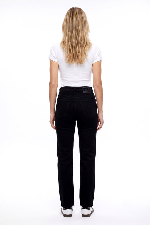 Stretch Jeans Damen Straight Leg