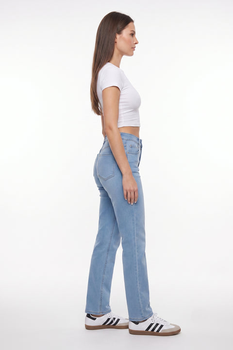 Stretch Jeans Damen Straight Leg
