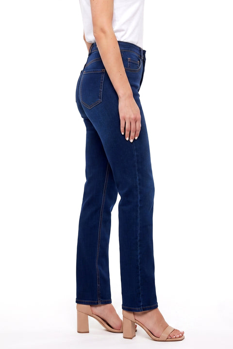 Stretch Jeans Damen Straight Leg