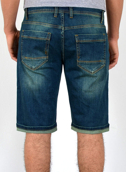 Herren Shorts Hose Kurze Jeans Straight Fit