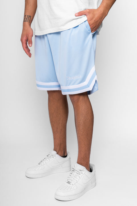 Dropsize Herren Basketball Shorts Babyblau