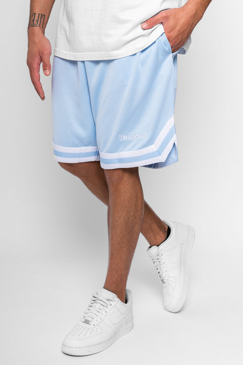 Dropsize Herren Basketball Shorts Babyblau
