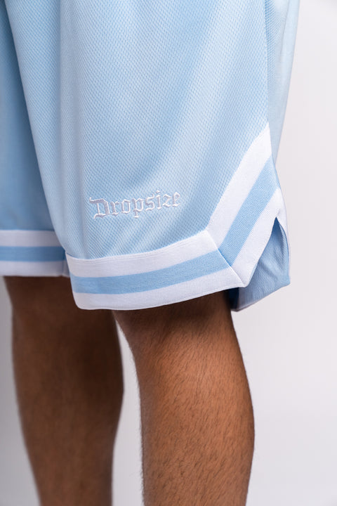Dropsize Herren Basketball Shorts Babyblau
