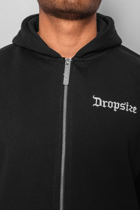 Dropsize Zip Hoodie Black