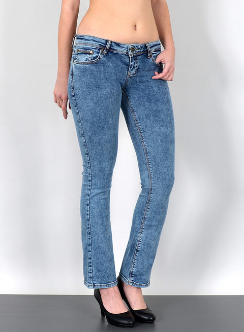 Bootcut Jeans Low Waist mit Stretch