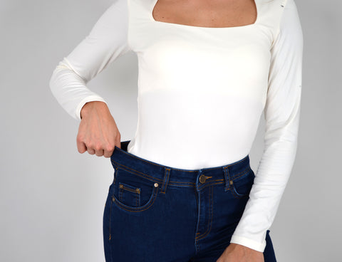 Stretch Jeans Damen High Waist