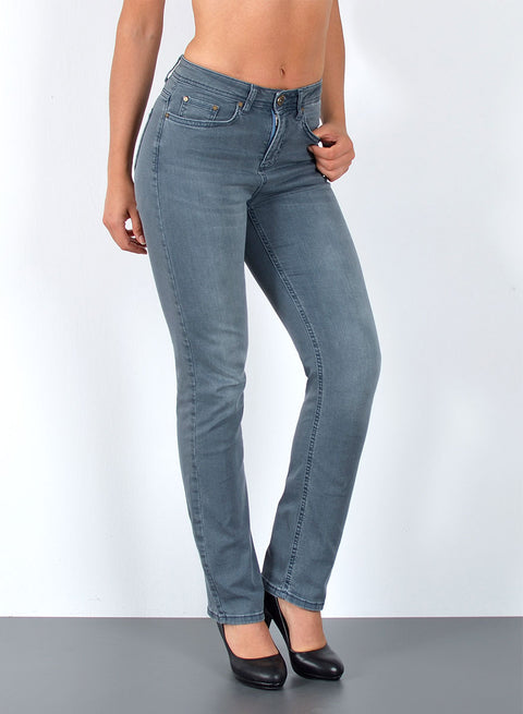 Damen Jeans High Rise Straight Fit mit Stretch