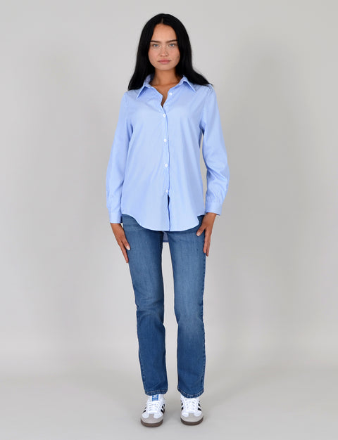 High Waist Jeans Damen Straight Fit Hose mit Stretch bis Übergröße