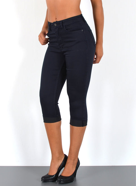 Damen Jeans Capri mit Stretch