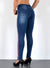 High Waist Damen Skinny Jeans mit Streifen