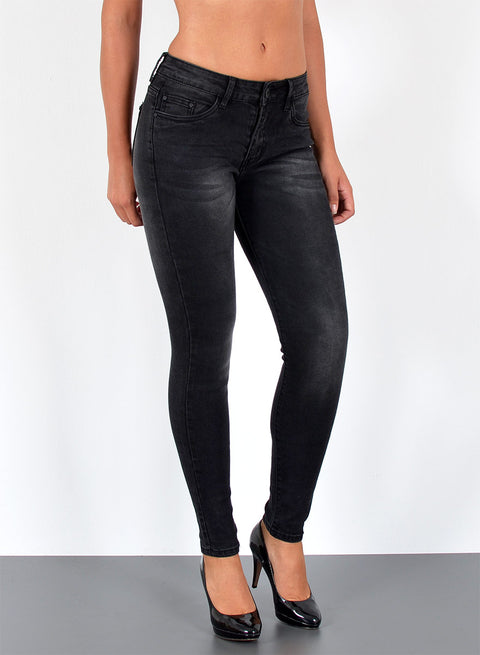 Hoch Bund Jeans Skinny Damen Hose