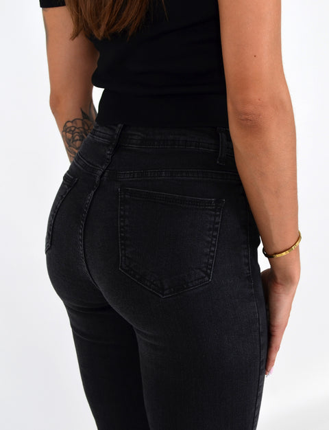 High Waist Jeans Straight Leg