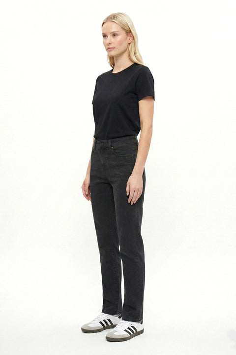 High Waist Jeans Straight Leg