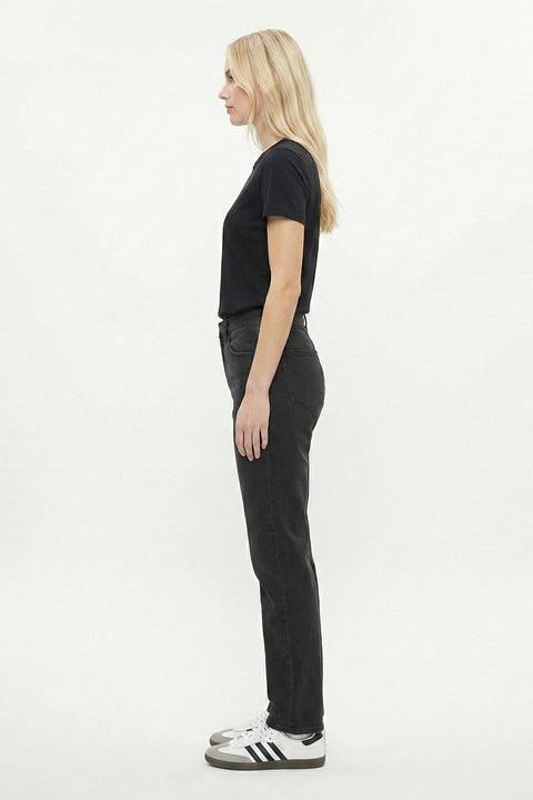 High Waist Jeans Straight Leg