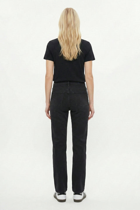 High Waist Jeans Straight Leg