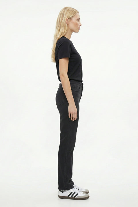 High Waist Jeans Straight Leg