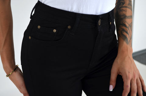 High Waist Jeans Straight Leg