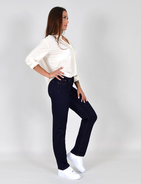 High Waist Jeans Straight Leg