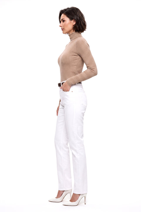 Stretch Jeans Damen Straight Leg