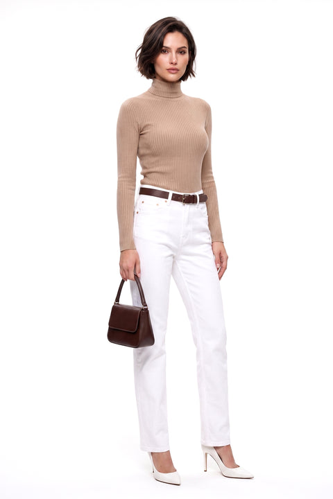 Stretch Jeans Damen Straight Leg
