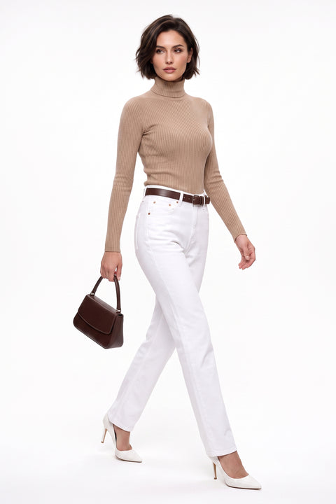 Stretch Jeans Damen Straight Leg