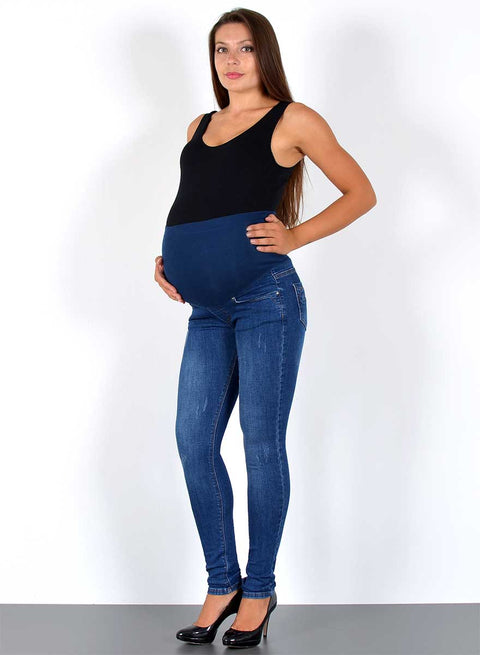 Damen Schwangerschaftshose Skinny Fit