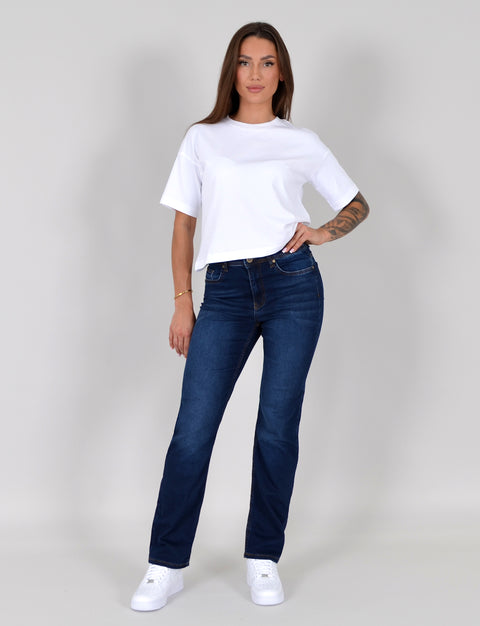 High Waist Jeans Straight Leg