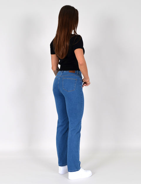 Straight Leg Damen Jeans High Waist