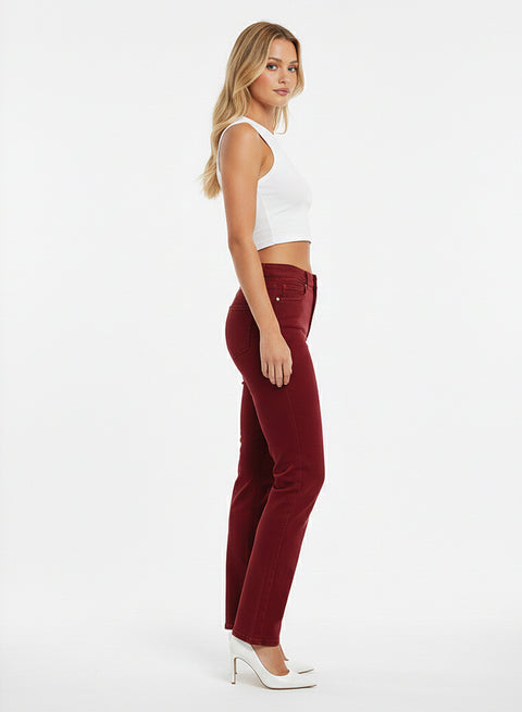 Damen Stoffhose Straight Leg bis Übergröße