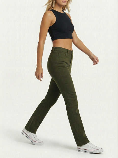 Damen Stoffhose Straight Leg bis Übergröße