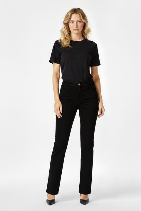 Damen Stoffhose Straight Leg bis Übergröße
