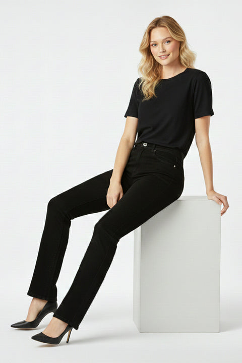 Damen Stoffhose Straight Leg bis Übergröße