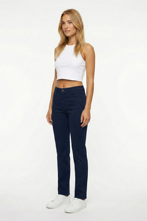 Damen Stoffhose Straight Leg bis Übergröße