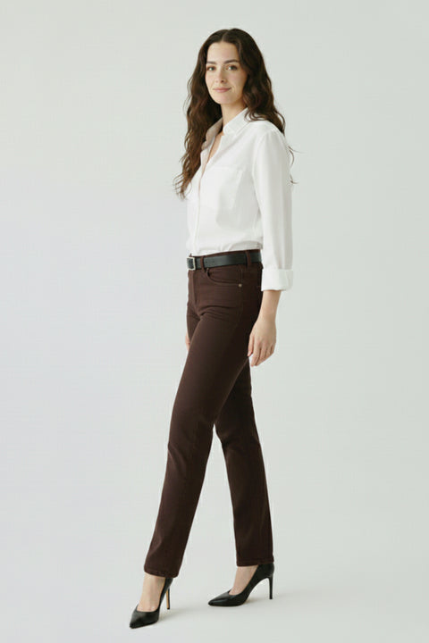 Damen Stoffhose Straight Leg bis Übergröße