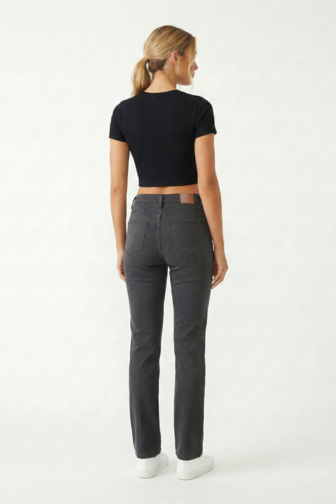 Damen Stoffhose Straight Leg bis Übergröße