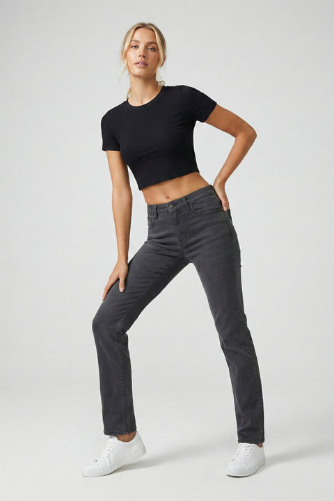 Damen Stoffhose Straight Leg bis Übergröße