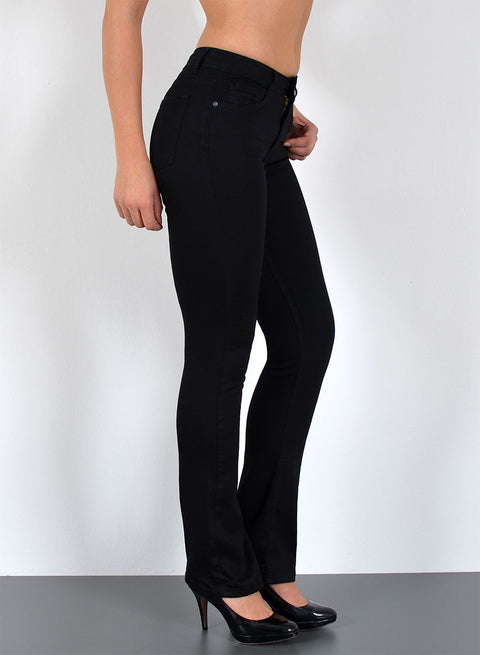 High Waist Jeans Bootcut Flared Stretch